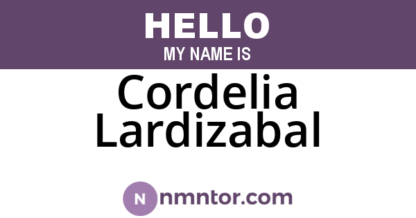 Cordelia Lardizabal