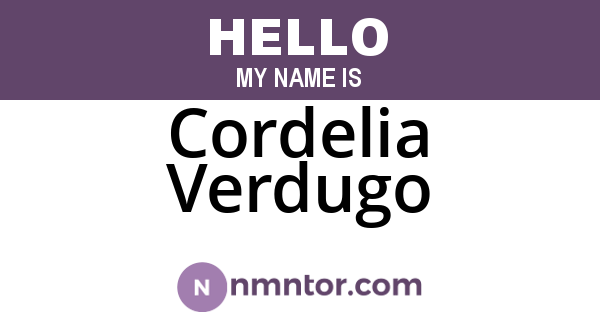 Cordelia Verdugo