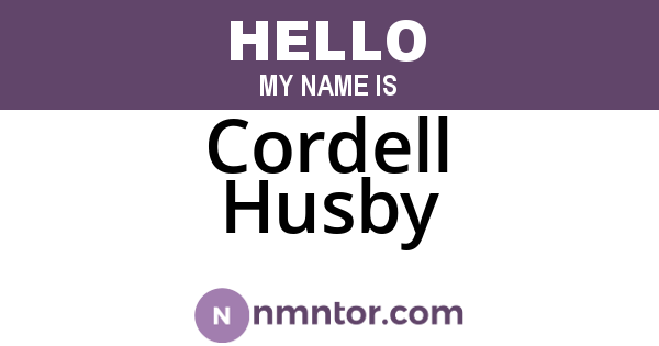 Cordell Husby