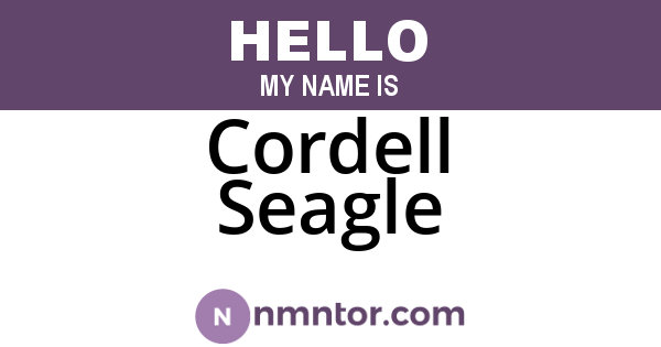Cordell Seagle