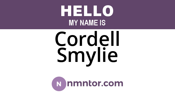 Cordell Smylie