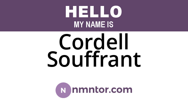 Cordell Souffrant