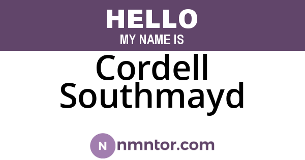 Cordell Southmayd