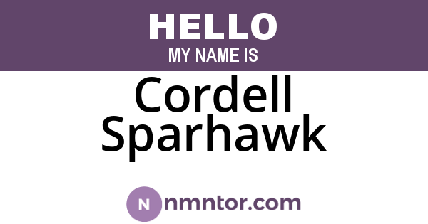 Cordell Sparhawk