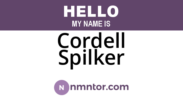 Cordell Spilker