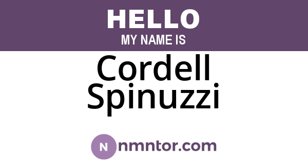 Cordell Spinuzzi