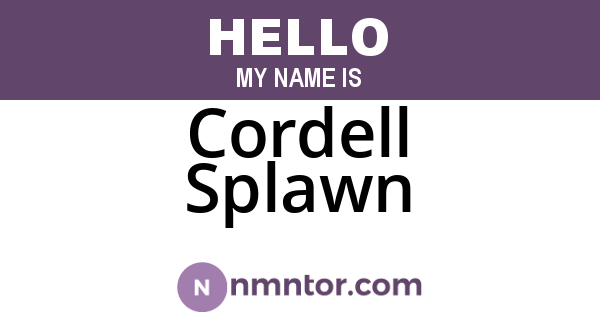 Cordell Splawn
