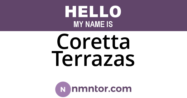 Coretta Terrazas