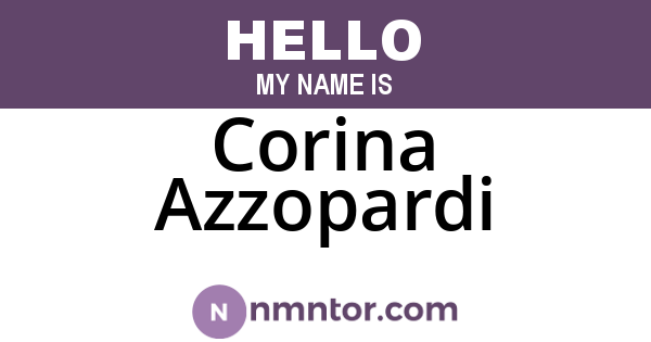 Corina Azzopardi