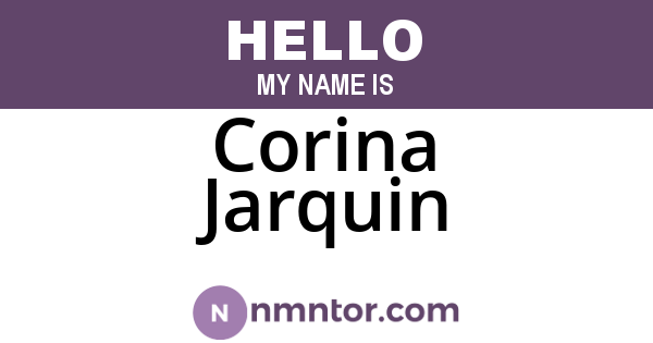 Corina Jarquin