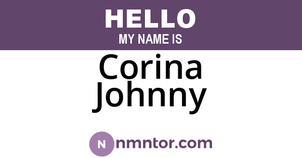 Corina Johnny