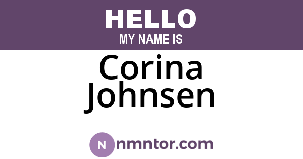 Corina Johnsen