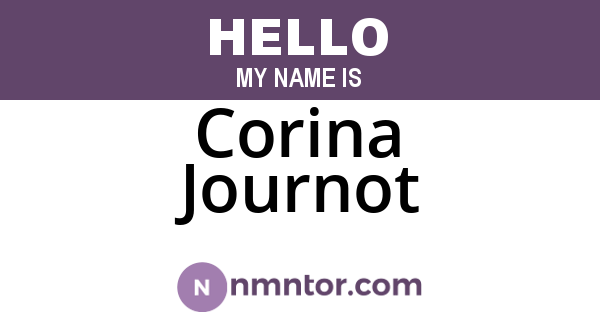 Corina Journot