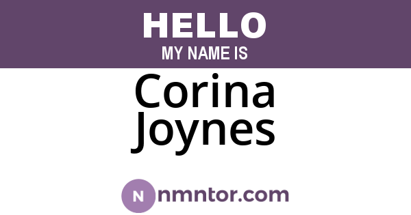Corina Joynes