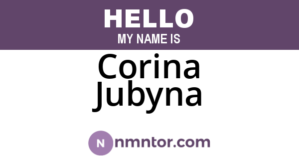Corina Jubyna