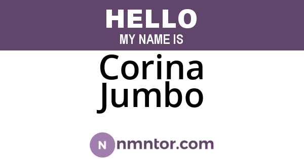 Corina Jumbo