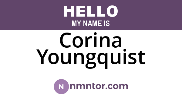 Corina Youngquist