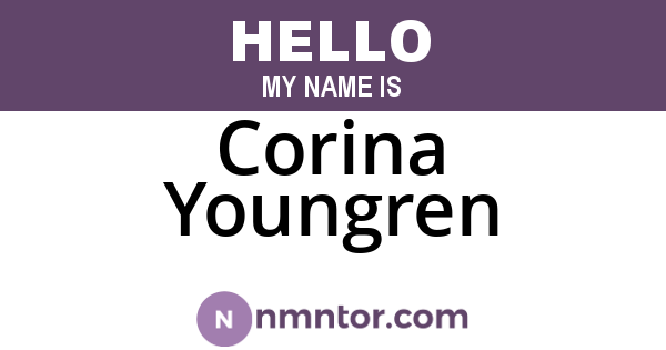 Corina Youngren