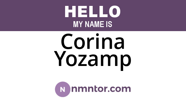 Corina Yozamp
