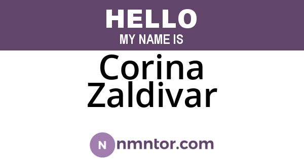 Corina Zaldivar