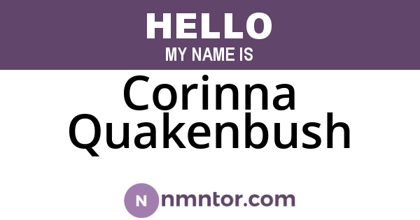 Corinna Quakenbush