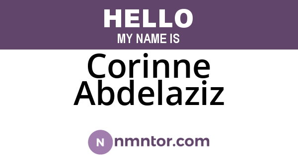 Corinne Abdelaziz