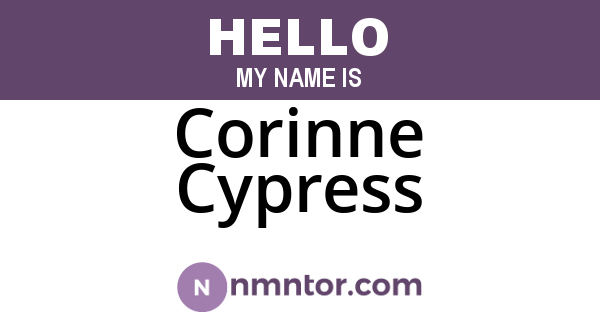 Corinne Cypress