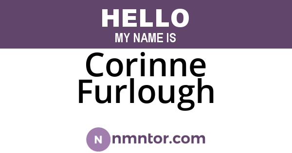 Corinne Furlough