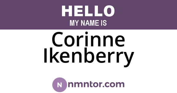 Corinne Ikenberry