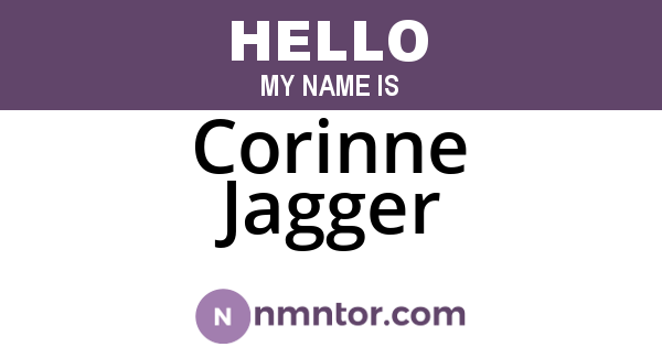 Corinne Jagger