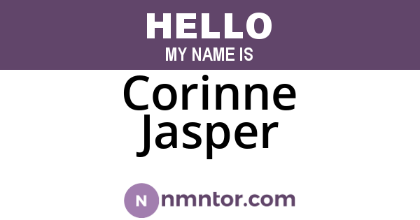 Corinne Jasper