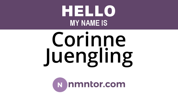 Corinne Juengling