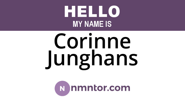 Corinne Junghans
