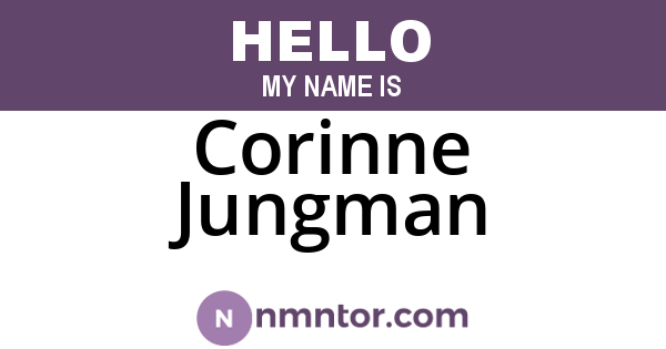 Corinne Jungman