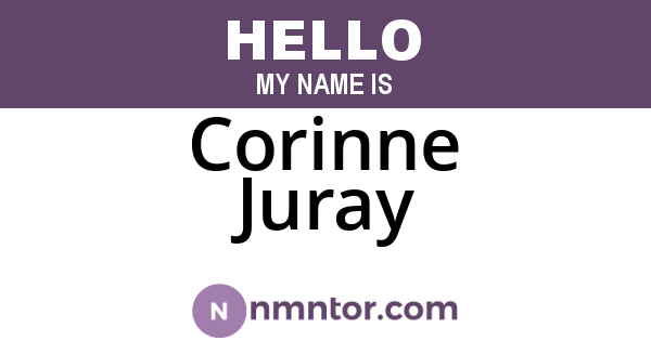 Corinne Juray