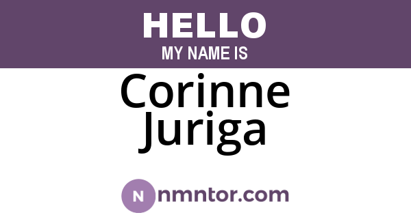 Corinne Juriga