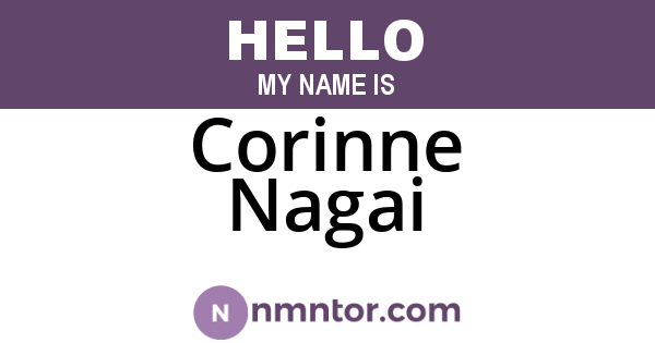 Corinne Nagai