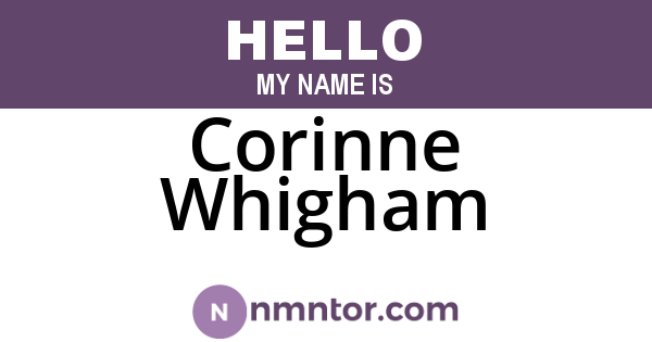 Corinne Whigham