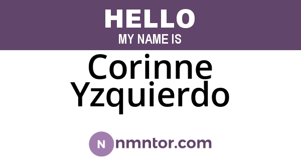 Corinne Yzquierdo