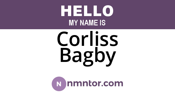 Corliss Bagby