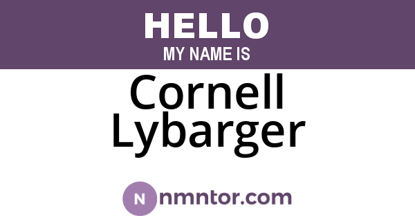 Cornell Lybarger