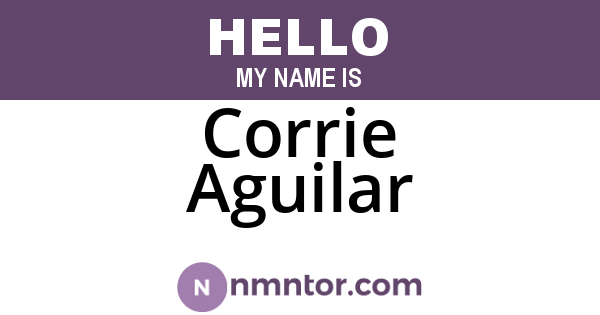 Corrie Aguilar