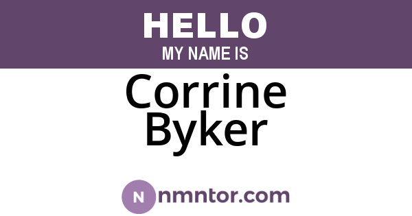 Corrine Byker