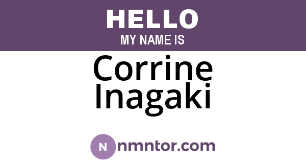 Corrine Inagaki