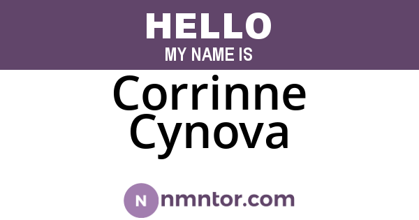 Corrinne Cynova