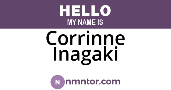 Corrinne Inagaki