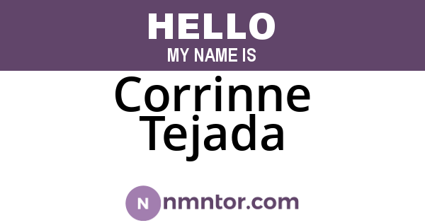 Corrinne Tejada