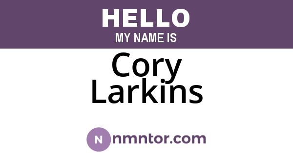 Cory Larkins