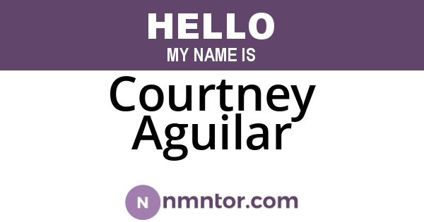Courtney Aguilar