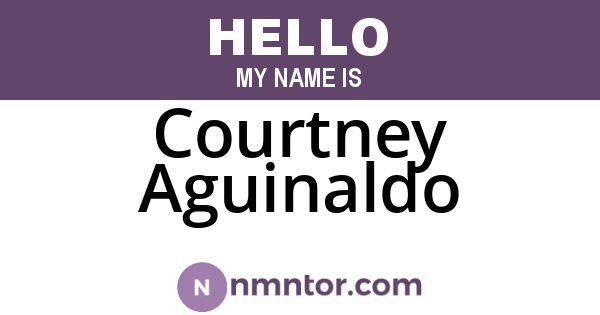Courtney Aguinaldo